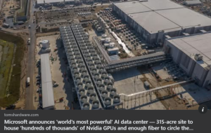 Microsoft AI Data Center Mt Pleasant WI
